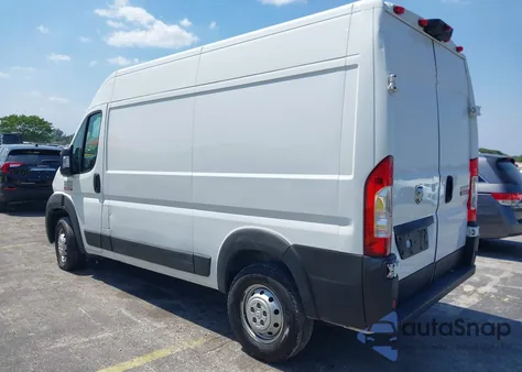 2019 Ram Promaster 1500 High Roof 136 Wb from USA, damaged, VIN 3C6TRVBG0KE547779